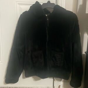 Velour soft shabby winter coat 🧥